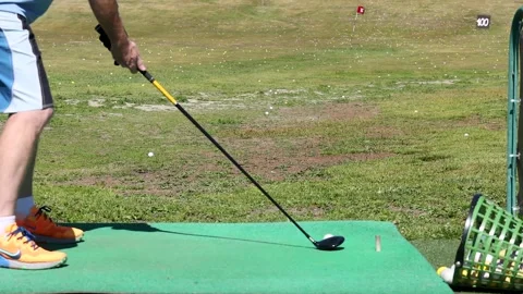 Golf Swing Sequence in Piedmont Stock Footage 301370911