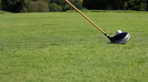 Golf Swing Slider Shot Stock Footage 61645287