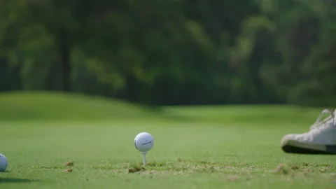 Golf Swing Slo-Mo 03 Stock Footage 158633646