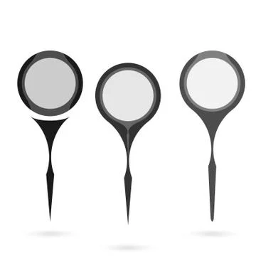 Golf tags 01 Stock Illustration