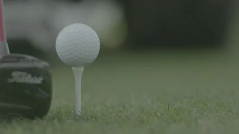 Golf Tee Off shot Stock Footage 74113813