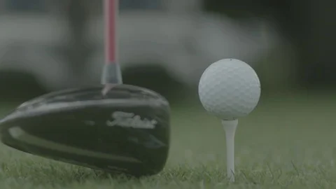 Golf Tee Off shot Stock Footage 74113894