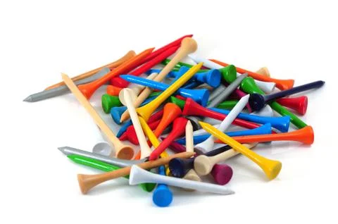 Golf tees Stock Photos