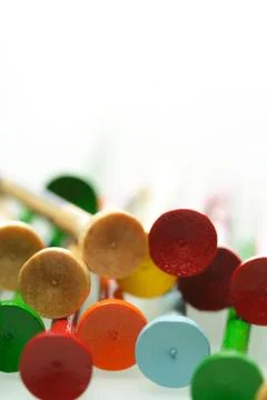 Golf tees Stock Photos