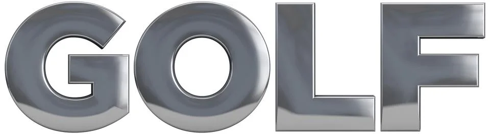 Golf title Stock Illustration