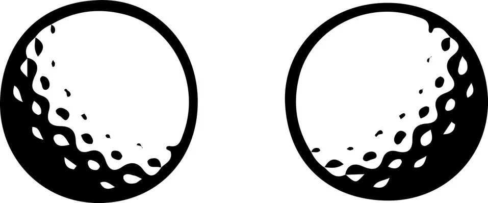 Golf vector isolated on background Stock Illustration