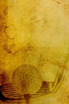 Golf vintage background Stock Illustration