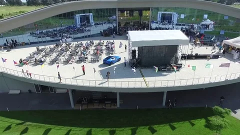 Golf_course_Slow motion_3 Stock Footage 80035288