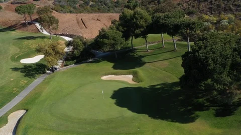 Golf_footagedrone Video stock 108484998