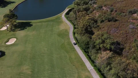 Golf_footagedrone Video stock 108485010