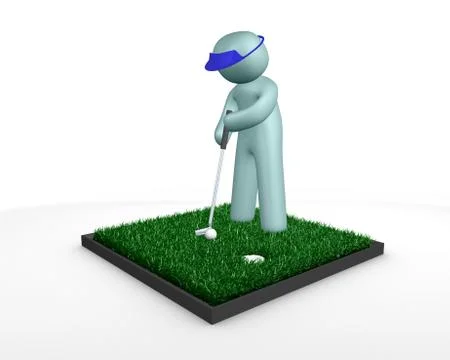 Golfer 스톡 일러스트