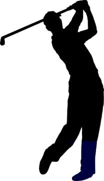 Golfer Stock Illustration