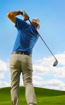 Golfer Foto stock