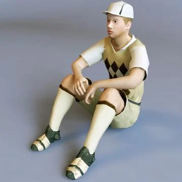 Golfer ( RIGGED ) 3D Model