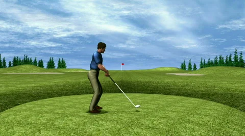 Golfer Sequence HD1080 Stock-Footage 481163