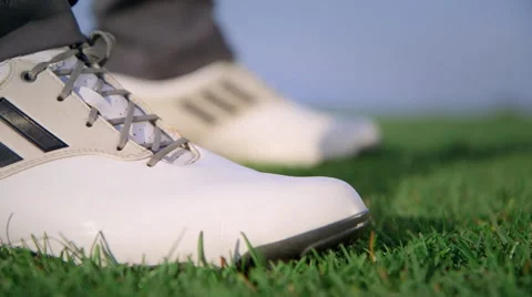 Golfer shoes Stock Footage 41468039