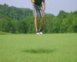 Golfer Sinks Putt 03 SD Footage