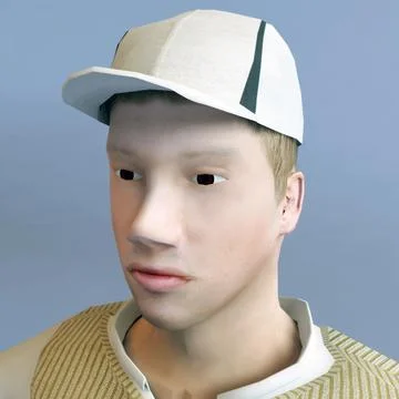 Golfer static 3D Model