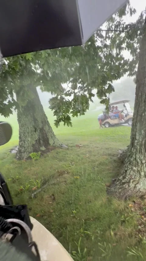 Golfer Struck by Lightning on Golf Course, Cincinnati, Ohio, USA - 07 Aug 2026 Stock Footage 341885549