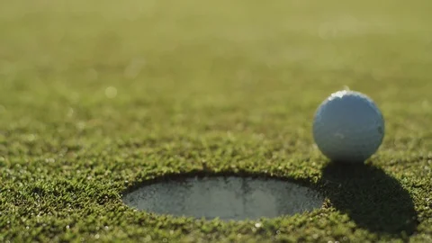 Golfer Tapping in Putt Stock Footage 108464835