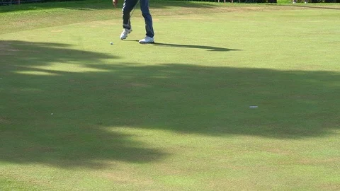 Golfer on a world class golf course Vidéo 122571987