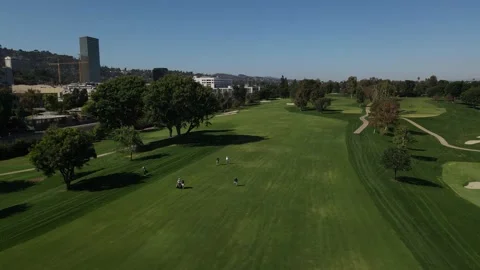 Golfers on Golf Course Stock Footage 166249223