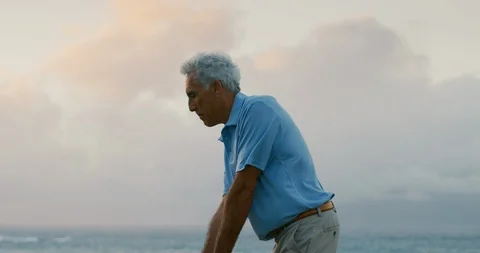 Golfing into the clouds Stock Footage 102410548