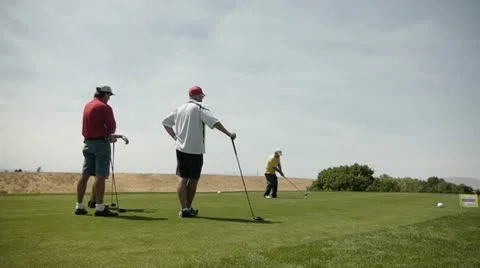 Golfing day 3 Video stock 20536793