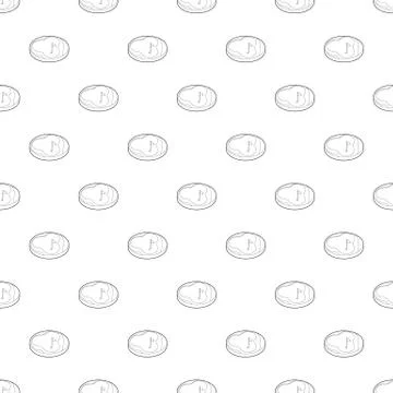 Golfing field pattern seamless Stock Illustration