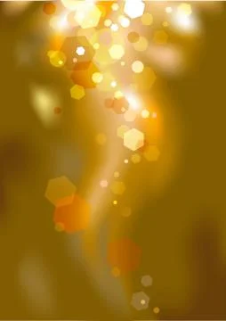 Golgen background Stock Illustration