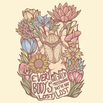 Goliath Beetle Stock Illustration