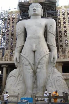 Gomateshwar Bahubali Statue 写真素材