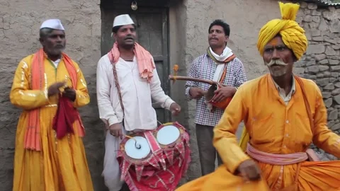 Gondhal Stock Footage 208554725