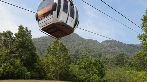 Gondola Passing Overhead, Left To Right Video stock 47582882