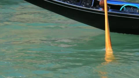 Gondola sailor Close Shot Stock Footage 20495846