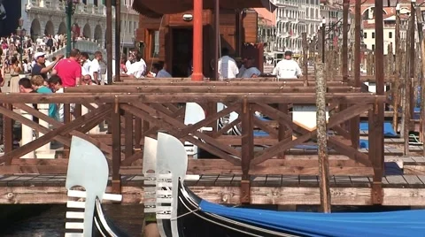 Gondola Sterns Stock Footage 1059598