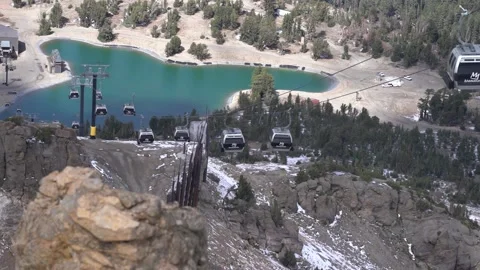 Gondola timelapse  Stock Footage 130984045