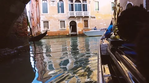 Gondola in Venice Stock Footage 48503264