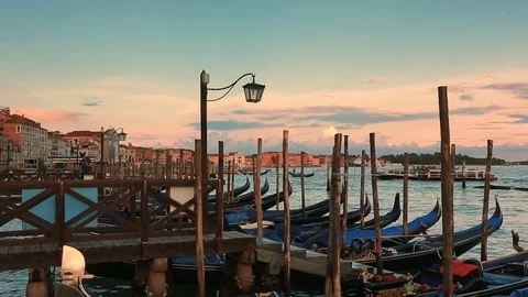 Gondola in Venice Stock Footage 76187247