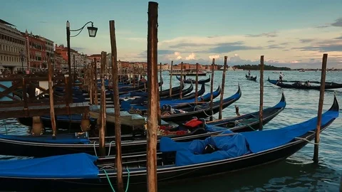 Gondola in Venice Stock Footage 76188329
