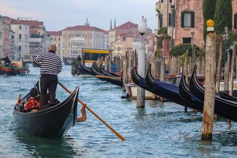 A Gondola at work Stock Photos
