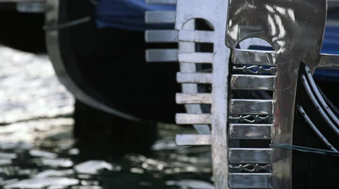 Gondolas Float in the Grand Canal in Venice, Italy 4K Stock Video Footage Stockbeeldmateriaal 46347630