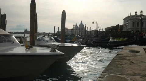 Gondolas Passing Stock Footage 56839010