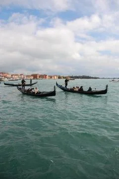 Gondolas 스톡 사진