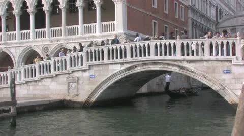 Gondolas of Venice Stock Footage 12675547