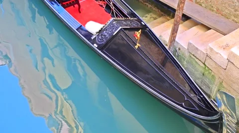 Gondolas Venice Vídeo Stock 63237423