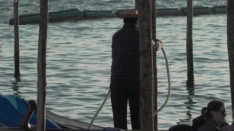 Gondolas in Venice Stock Footage 103520216