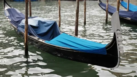 Gondolas in Venice Stock Footage 234557966