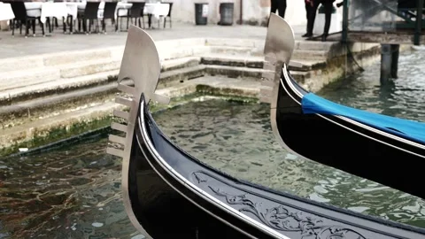 Gondolas in Venice Stock Footage 234558379