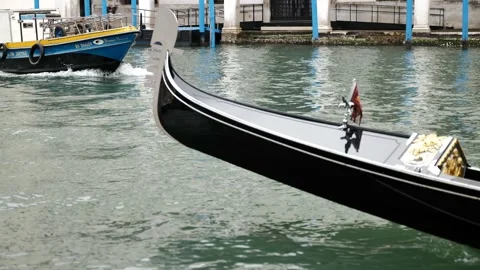 Gondolas in Venice Stock Footage 234559154